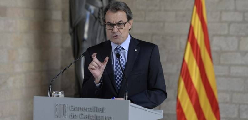 Artur Mas se declaró "máximo responsable" en la consulta ilegal de independencia de España/Foto: AFP