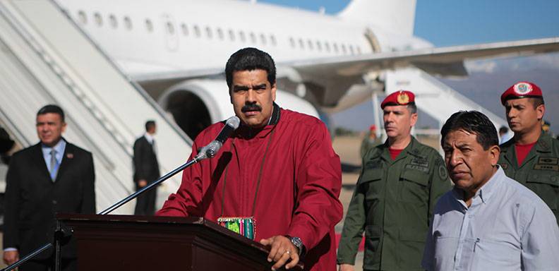 Maduro aseguró que llevará la voz de los pueblos a París