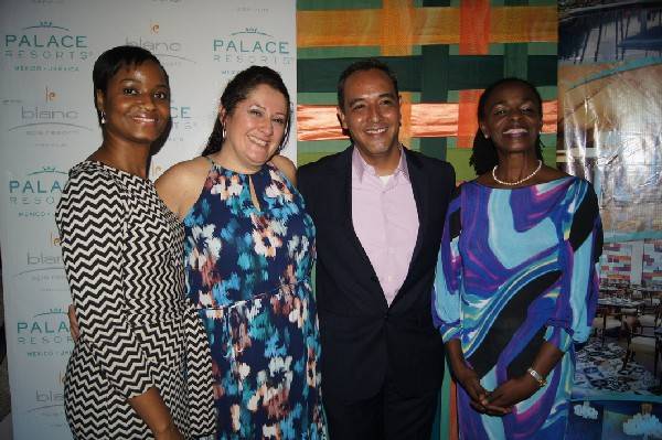 Marsha Smith, Jossianne Astorga, David Alvarado, Excma. Embajadora de Jamaica Sharon Weber Jamaica. / Foto:http://www.viajesboletin.com/
