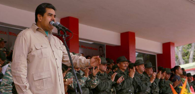 El presidente de la República, Nicolás Maduro, llegó este sábado al Paseo Los Próceres, donde se realiza la activación de 99 Áreas de Defensa Integral (ADI)