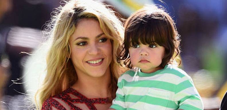 Shakira le enseñó los países de Sudamérica a Milan