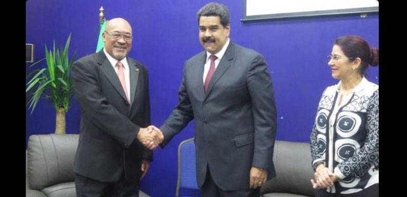 El presidente Maduro sostiene reunión con su homólogo de Surinam /Foto: @PresidencialVen