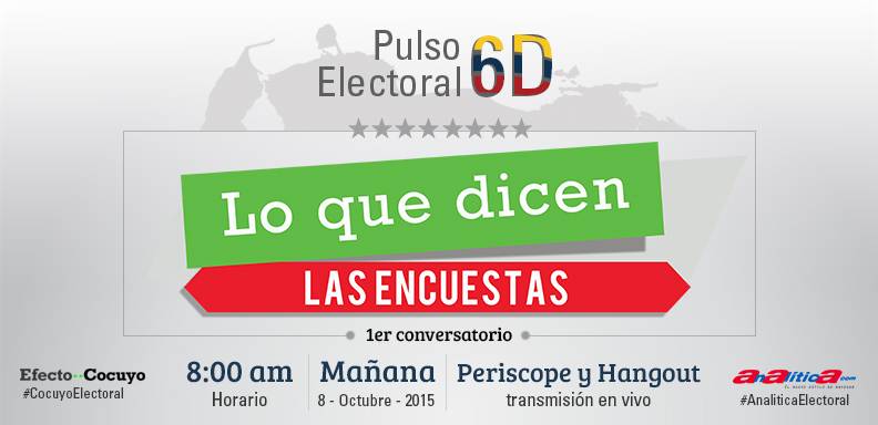 #PulsoElectoral6D busca analizar el ambiente electoral a pocos meses de las elecciones parlamentarias.