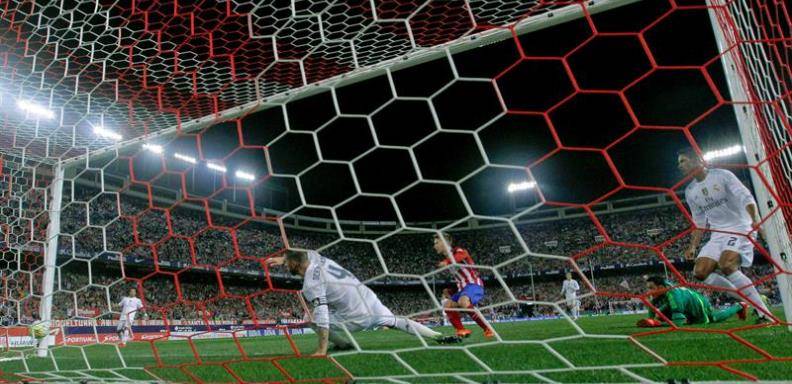 Luciano Vietto anota a 7 minutos del final y empata con el Real Madrid /Foto: EFE