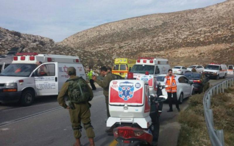 El herido de gravedad fue transportado al Centro Médico Beilinson en Petah Tikva en helicóptero