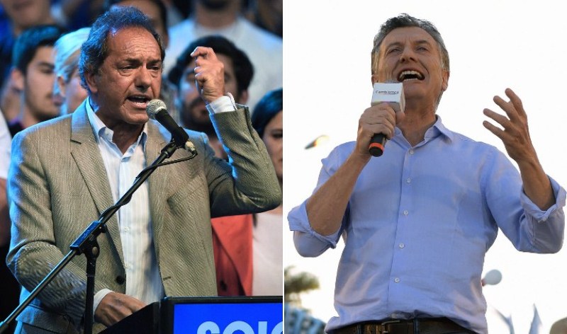 Mauricio Macri y Daniel Scioli se pelean la presidencia argentina este domingo 22 de noviembre