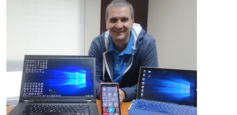 Cada segundo, 17 personas actualizan sus equipos a Windows 10. Según Ángel Santiago, Director de Windows