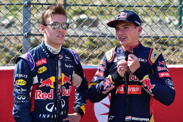 Max Verstappen acompañará a Daniel Ricciardo, en tanto que el ruso Daniil Kvyat será el compañero de Carlos Sáinz en Toro Rosso/ Foto: AFP