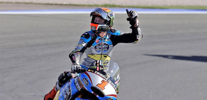 Tito Rabat ganó la carrera de Moto2 del GP de Valencia