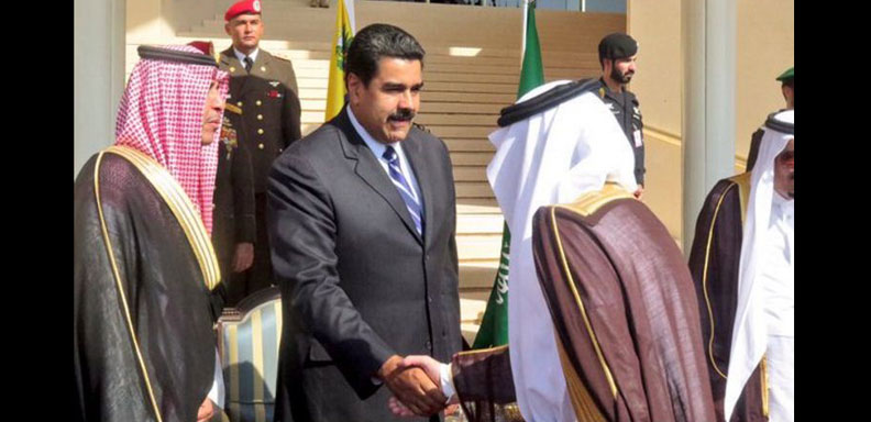 Nicolás Maduro llegó este martes a Arabia Saudita para participar en la IV Cumbre América del Sur y Países Árabes que se desarrollará hasta el miércoles /@MIJPVenezuela