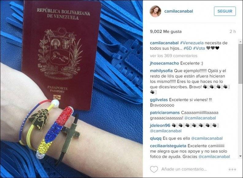 Con fe y orgullo venezolano, Camila Canabal votará este #6D
