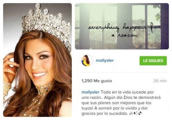 Palabras de Molly_Isler Miss Universo 2013.