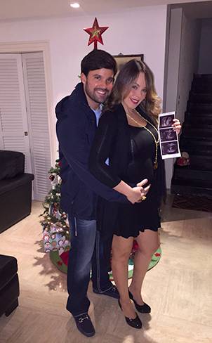 Roxana Díaz anunció su embarazado. 