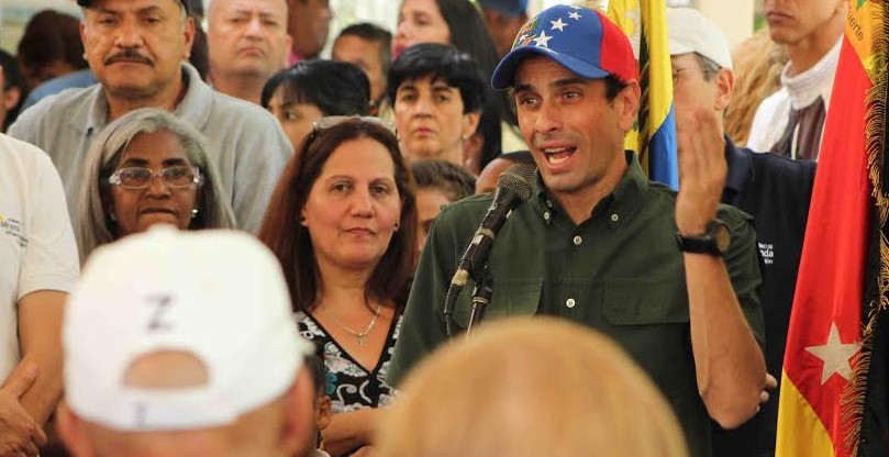 Capriles señaló que con conucos urbanos no se resuelve la crisis