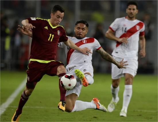 CONMEBOL.com en Twitter Entretiempo Venezuela está superando 1-0 a Perú con gol de Rómulo Otero #EliminatoriasCONMEBOL httpst.coON