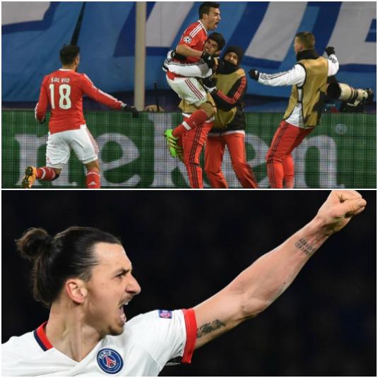 Franceses y lusos se impusieron como visitante ante Chelsea (1-2) y Zenit (1-2) respectivamente