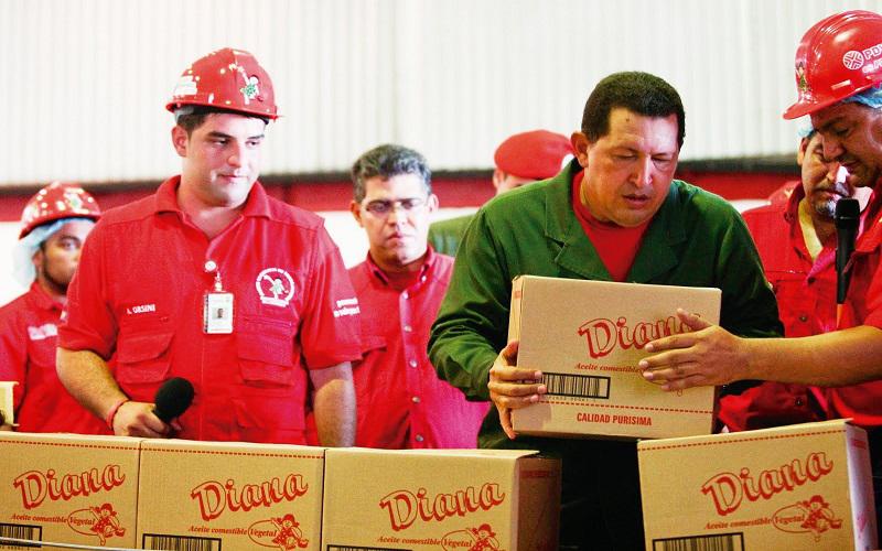 Industrias Diana, expropiada en 2008 por el presidente Hugo Chávez, fue la estatal que presentó la mayor contracción