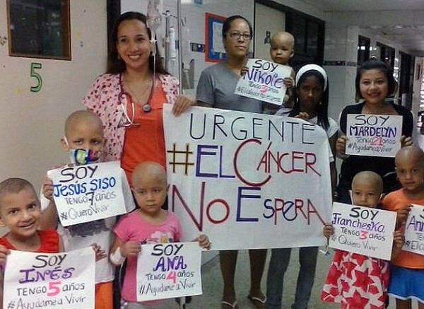 niños con cancer protestan