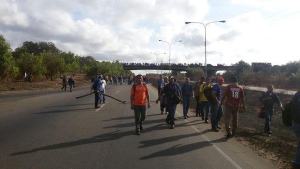 Protestan trabajadores de Sidor por salario digno