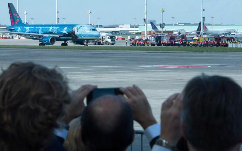 Fueron llevados a un aterrizaje forzoso dos aviones que se dirigian a Bruselas, tras amenazas de bombas. Sin embargo, se desestimo la alerta/ Foto: EFE