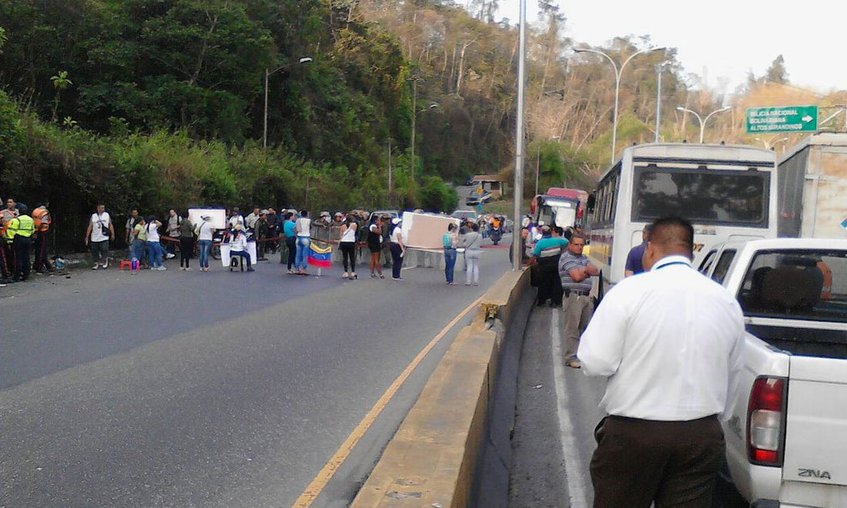 Protesta en la Panamericana