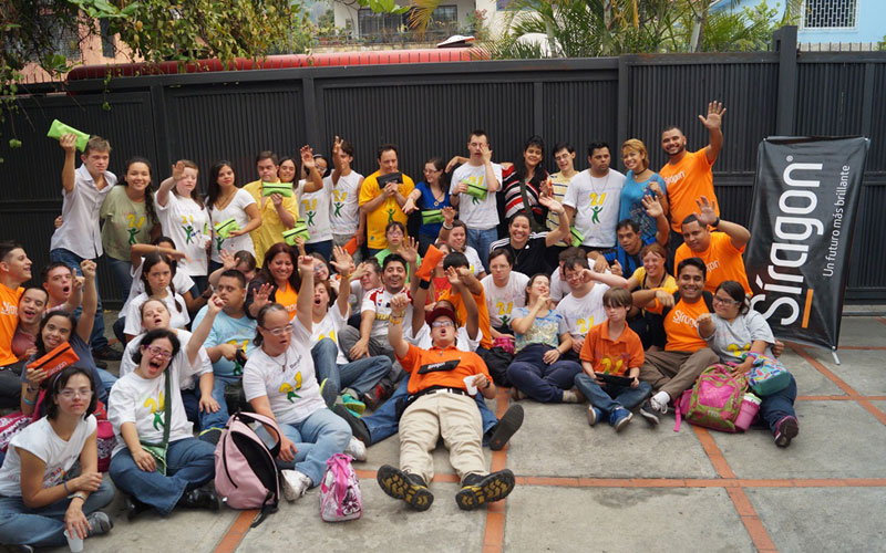 Síragon compartió con los niños en el Día Mundial del Síndrome de Down