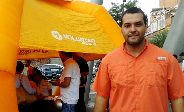Ricardo Lares, Coord de Voluntad Popular Baruta. Foto: Analitica.com