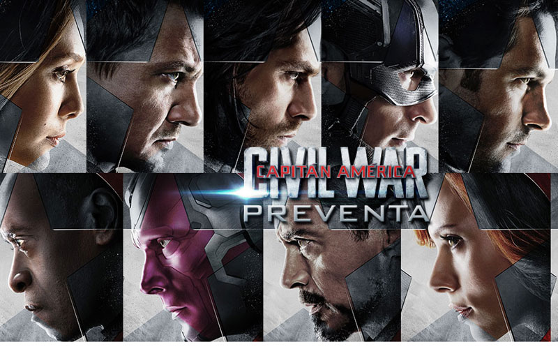 Cinex activa preventa de “Capitán América: Civil War”