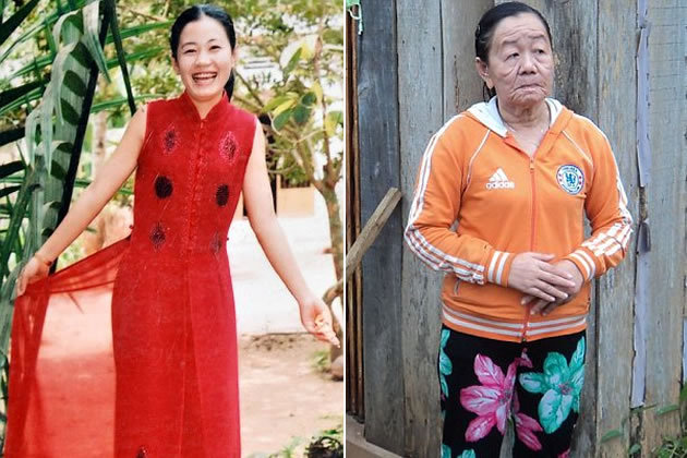 Nguyen Thi Phuong ahora tiene aspecto de anciana