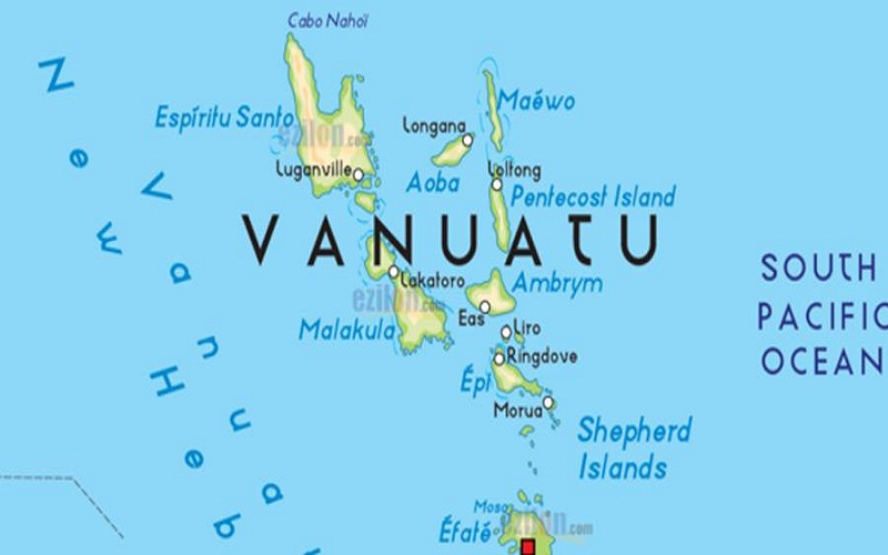 Un fuerte terremoto golpeó el domingo la nación de Vanuatu, en el sur del océano Pacífico