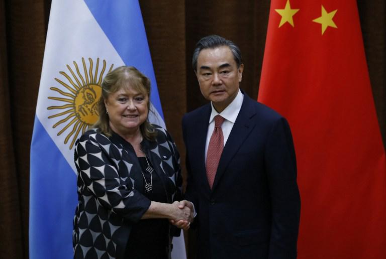 El canciller de China, Wang Yi, destacó el mantenimiento de esos lazos tras un encuentro con su homóloga de Argentina, Susana Malcorra