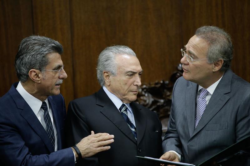 La grabación muestra una conversación entre Calheiros y el expresidente de la estatal Transpetro Sergio Machado, ambos investigados por su supuesta participación en la trama de corrupción de Petrobras/ Foto: EFE