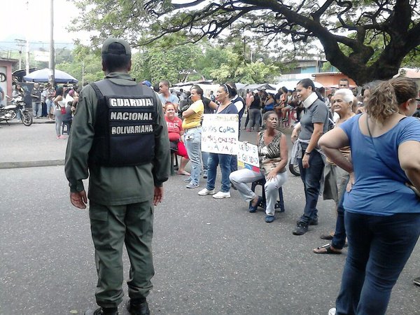 Protestas en Guarenas / Foto Twitter