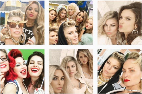 Fergie sale acompañada de 11 famosas "mamás" estrellas del entretenimiento/ Foto: Instagram @milf.money