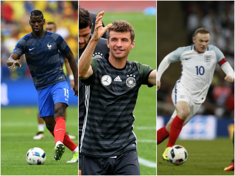 Francia, Inglaterra y Alemania se perfilan como los máximos favoritos para alcanzar el primer puesto de sus Grupos, lideradas por sus estrellas Paul Pogba, Thomas Müller y Wayne Rooney