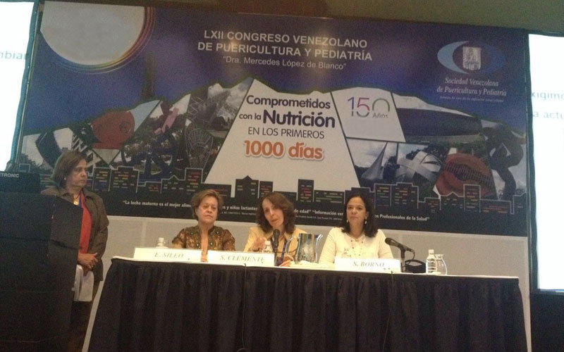Cania presente en el LXII Congreso Venezolano de Puericultura y Pediatría
