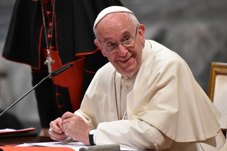 Federico Lombardi portavoz de la santa sede, explicó que el papa Francisco tenía previsto una reunión en privado con los obispos polacos/ Foto: AFP
