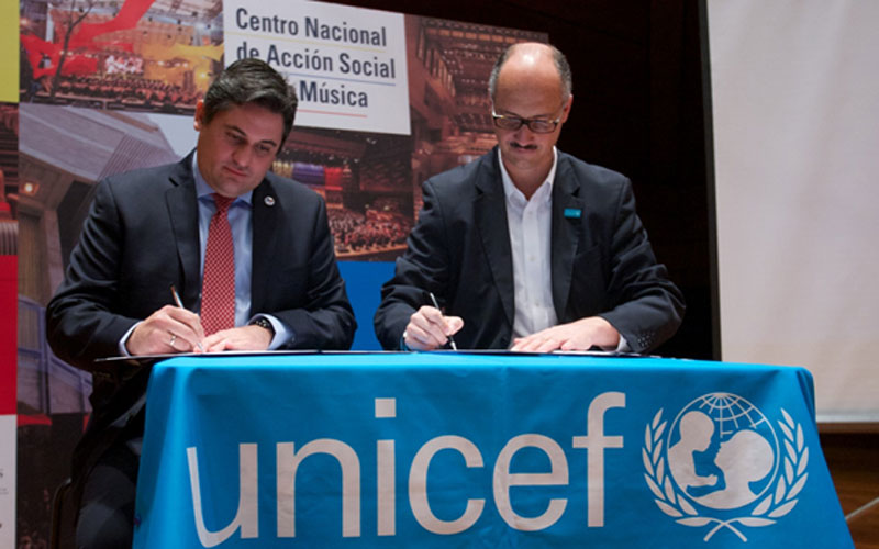 El Sistema renueva su compromiso como Embajador Nacional de Buena Voluntad de UNICEF