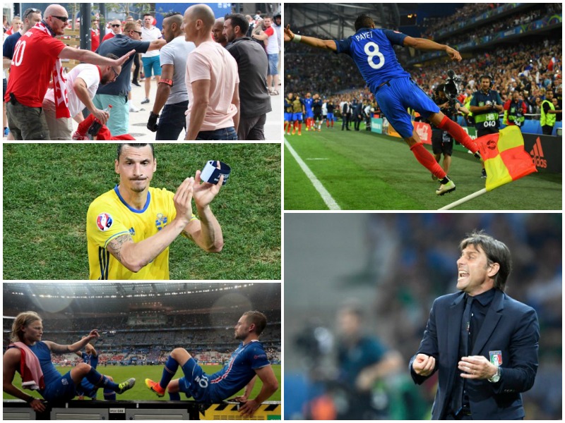 Las cenicientas en octavos, el juego efectivo de Italia y el anfitrión con Payet como héroe constituyeron lo mejor de esta primera fase de la Eurocopa 2016