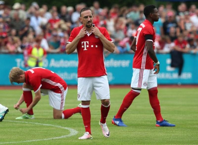 El jugador francés del Bayern de Múnich, Franck Ribery, saldó cuentas pendientes con su exentrenador Pep Guardiola, durante una gira por Estados Unidos