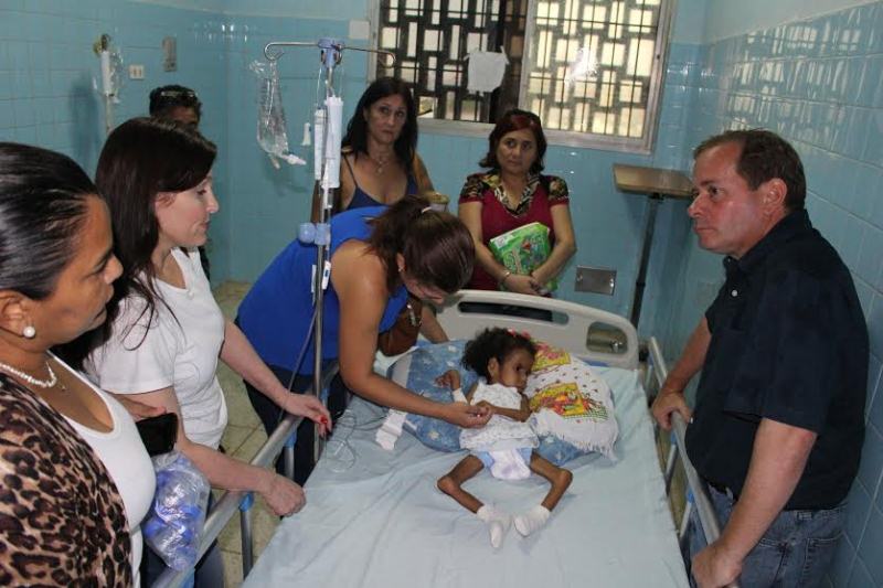 El personal de enfermería del Hospital Chiquinquirá asegura que hay 19 niños con mala alimentación y que los casos han aumentado, al igual que se ha profundizado la escasez de medicinas y alimentos/ Foto: Cortesía