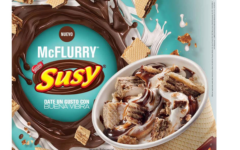 McDonald’s presenta el nuevo McFlurry y barquilla Susy