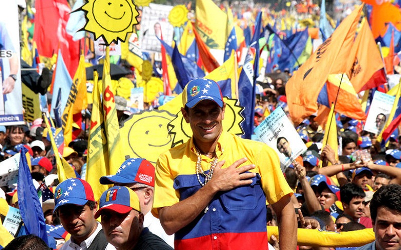 Capriles destacó que aún sin haberse terminado la movilización, denominada como “Toma de Caracas”, esta "ya se ha convertido en un éxito"
