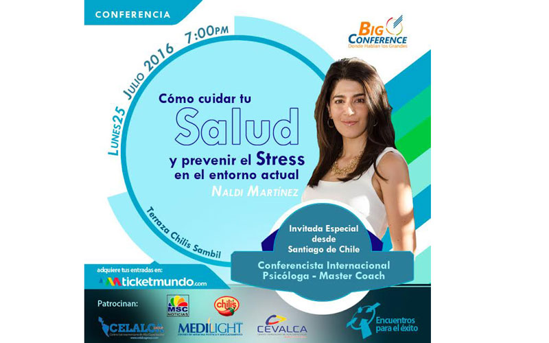 Naldi Martinez presenta la Conferencia de “Encuentro para el Éxito”