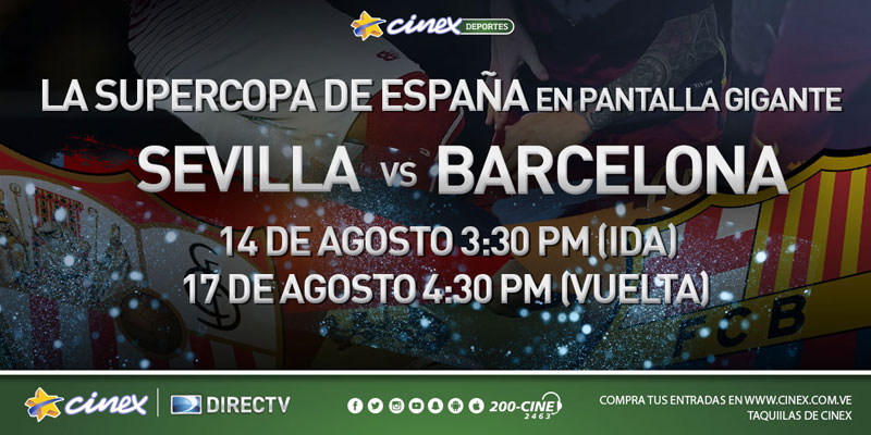 Cinex invita a disfrutar de la Supercopa de España