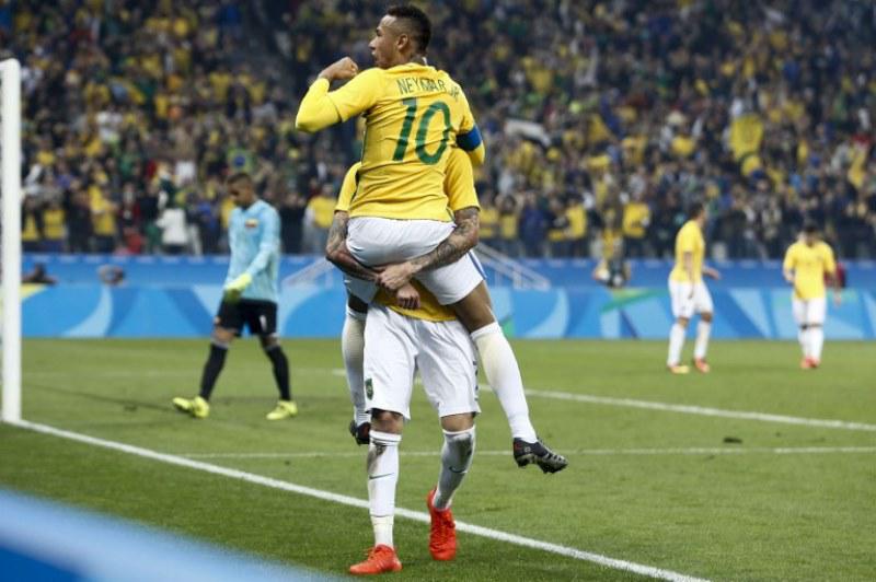Brasil, con el sello de Neymar, venció en Sao Paulo por 2-0 a Colombia y avanzó así a la semifinal del torneo masculino de fútbol de los Juegos Olímpicos