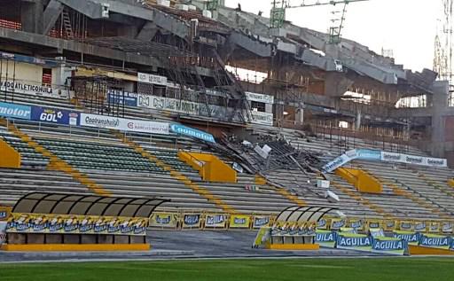 Estadio Colombia Accidente