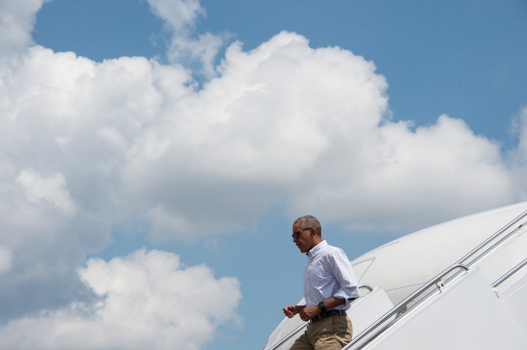 Obama visitará los estados de Ohio, Florida y Carolina del Norte, siendo este último donde dará mítines para animar a los ciudadanos a aprovechar el voto por anticipado: Foto: AFP