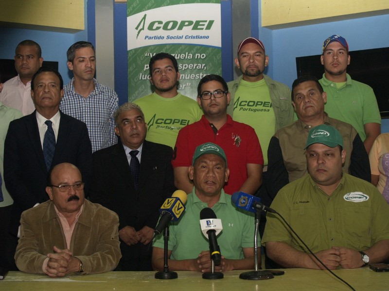 Pedro Urrieta presidente de Copei, expresó que Tarek Saab no puede ser representante y cuidador de una parcialidad en "La Gran Toma de Caracas"/ Foto: Cortesía