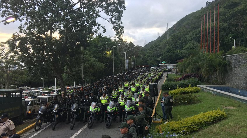 Funcionarios Desplegados en Caracas